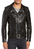 50s Oil Tanned Cowhide Leather Moto Jacket