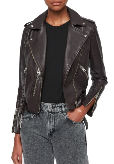 Balfern Leather Biker Jacket