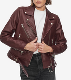 Benjamin Leather Moto Jacket