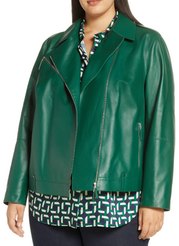 Bernice Leather Moto Jacket