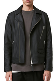 Bloc Leather Biker Jacket