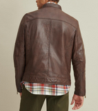 Brent Leather Moto Jacket