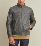 Brent Leather Moto Jacket