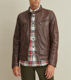 Brent Leather Moto Jacket