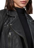 Cargo Leather Biker Jacket