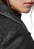 Cargo Leather Biker Jacket