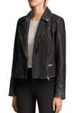 Cargo Leather Biker Jacket