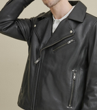 Charlie Leather Moto Jacket