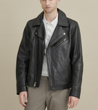 Charlie Leather Moto Jacket