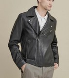 Charlie Leather Moto Jacket