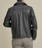 Charlie Leather Moto Jacket