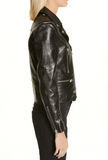Classic Leather Moto Jacket