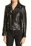 Classic Leather Moto Jacket