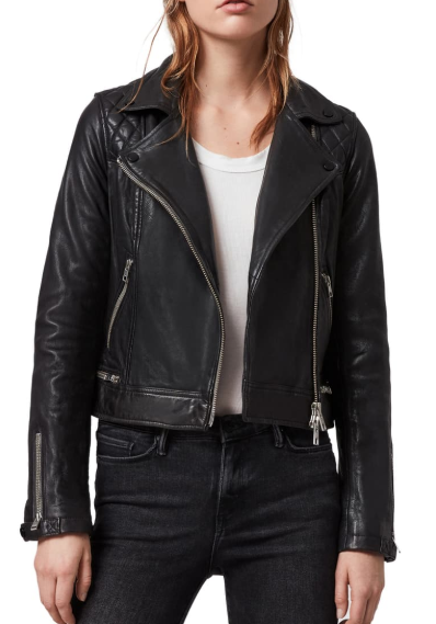 Conroy Leather Biker Jacket