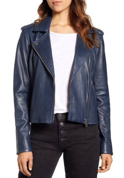 Core Leather Moto Jacket