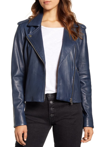 Core Leather Moto Jacket