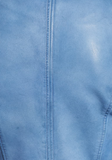 Donna Lambskin Leather Moto Jacket
