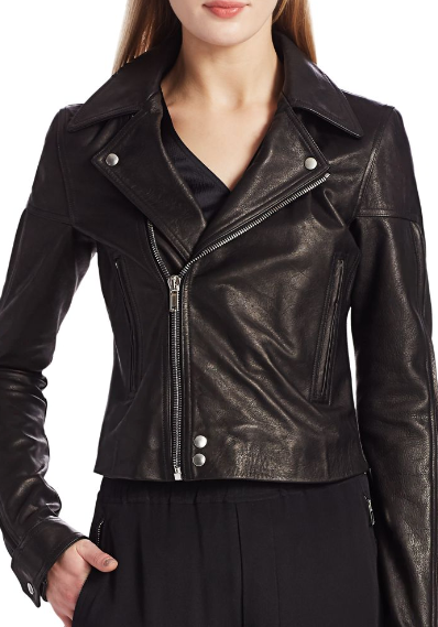 Dracu Leather Biker Jacket