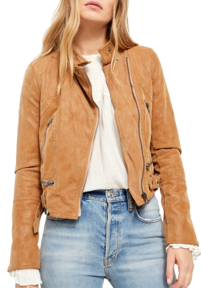 Fenix Faux Leather Moto Jacket