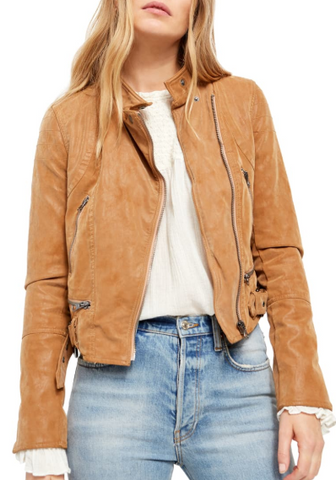 Fenix Faux Leather Moto Jacket
