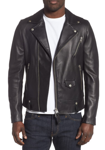 Fenton Leather Moto Jacket