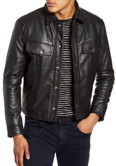 Frankie Leather Moto Jacket