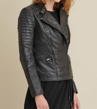 Hadley Quilted Leather Jacket