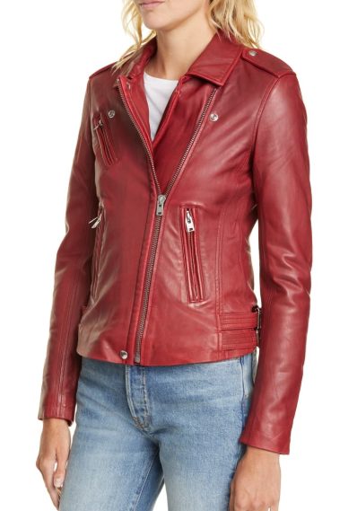 IRO Leather Moto Jacket