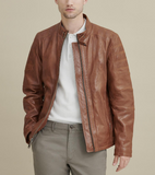 Josh Leather Moto Jacket