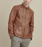 Josh Leather Moto Jacket