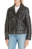 Lambskin Leather Moto Jacket