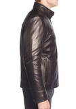 Lambskin Leather Moto Jacket