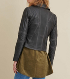 Leather Moto Jacket