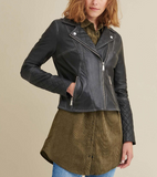 Leather Moto Jacket