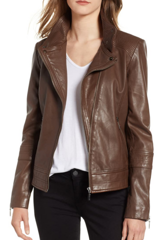 Leather Moto Jacket