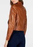 Leather Moto Jacket, Regular & Petite Sizes