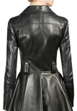 Leather Peplum Jacket