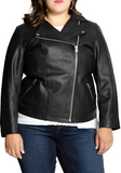 Long Lifetime Leather Moto Jacket