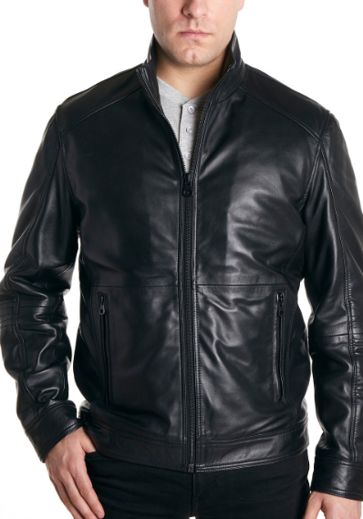 Men's Moto Leather Jacket