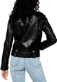 Mona Leather Biker Jacket