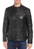 Quilted Leather Moto Jacket