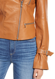 Rayven Leather Moto Jacket