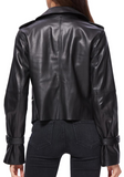 Rayven Leather Moto Jacket