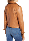 Rayven Leather Moto Jacket