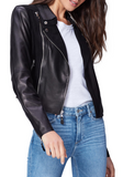 Silvie Leather & Suede Moto Jacket