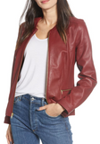 Smooth Lambskin Leather Jacket