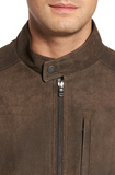 Suede Leather Moto Jacket