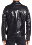 Waxy Cowhide Leather Motorcycle Jacket