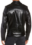 Waxy Cowhide Leather Motorcycle Jacket