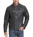 Zander Leather Moto Jacket